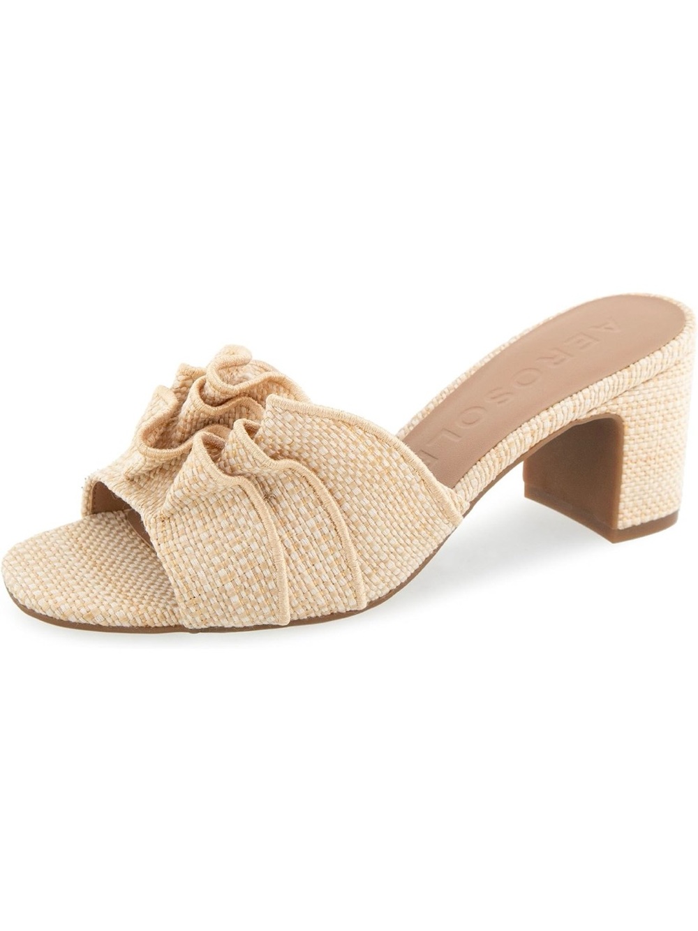 ♥️♥️ Aerosoles Women’s Gabrielle Heels - Natural Raffia